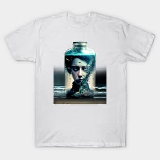 Boy in a Jar with a Pickled Face No. 1 (no fill, you choose) T-Shirt